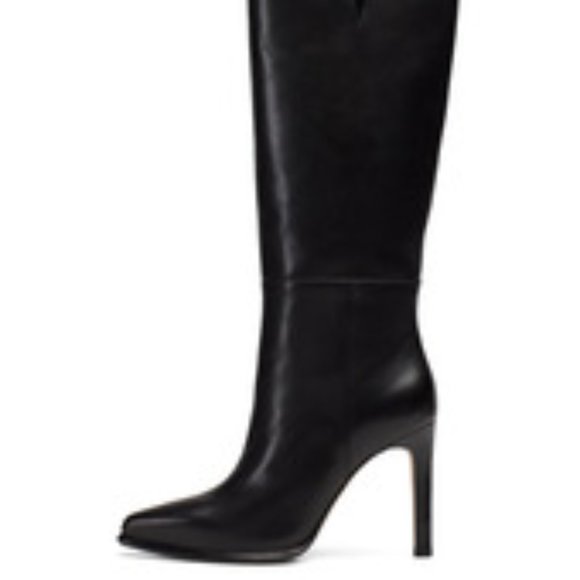 Brand New in Box! Paige Hazel Knee High Boots! 8 Stacked Heel Adjustable Calf - Picture 4 of 16